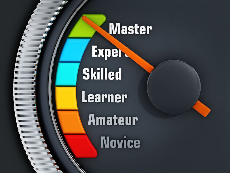 Experience levels speedmeter